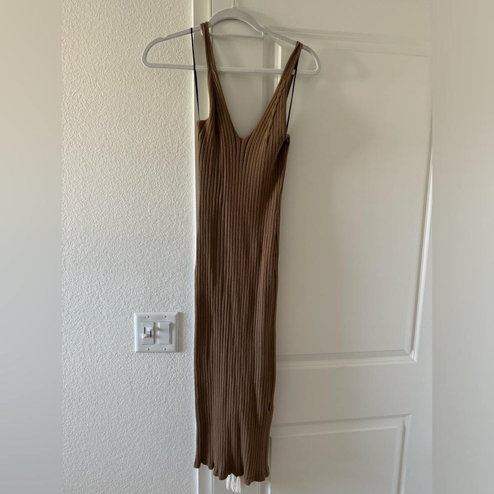 Tan dress